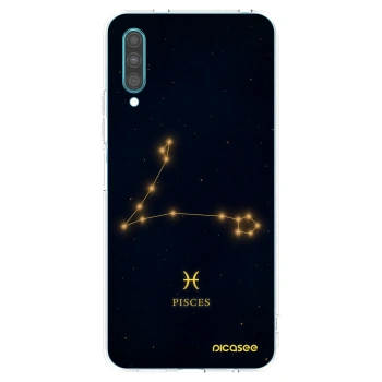 Picasee Samsung Galaxy A30s A307F Hülle - Transparentes Silikon - PISCES