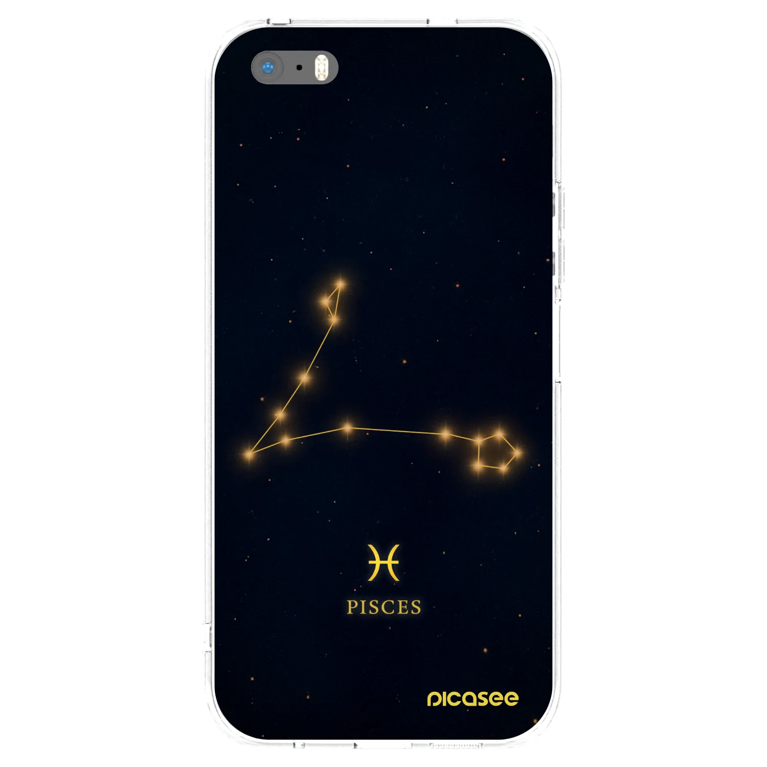 Picasee Apple iPhone 6 Plus/6S Plus Hülle - Transparentes Silikon - PISCES