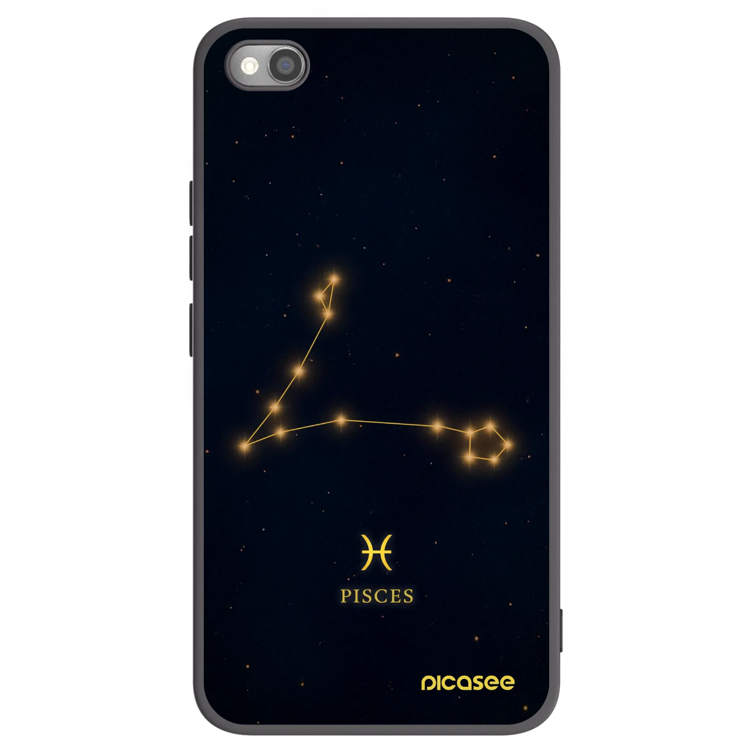 Picasee Xiaomi Redmi Note 11S 5G Hülle - Schwarzes Silikon - PISCES