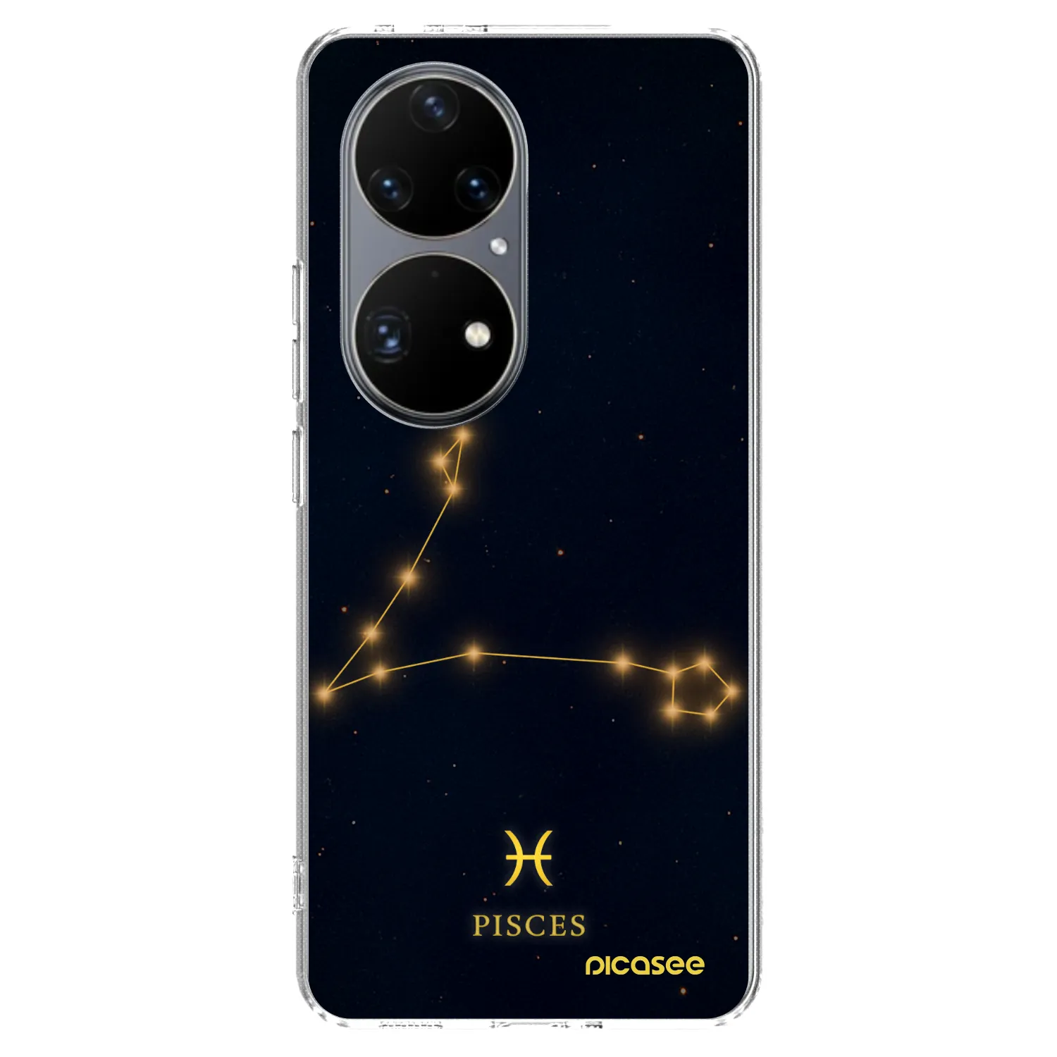 Picasee Huawei P50 Hülle - Transparentes Silikon - PISCES