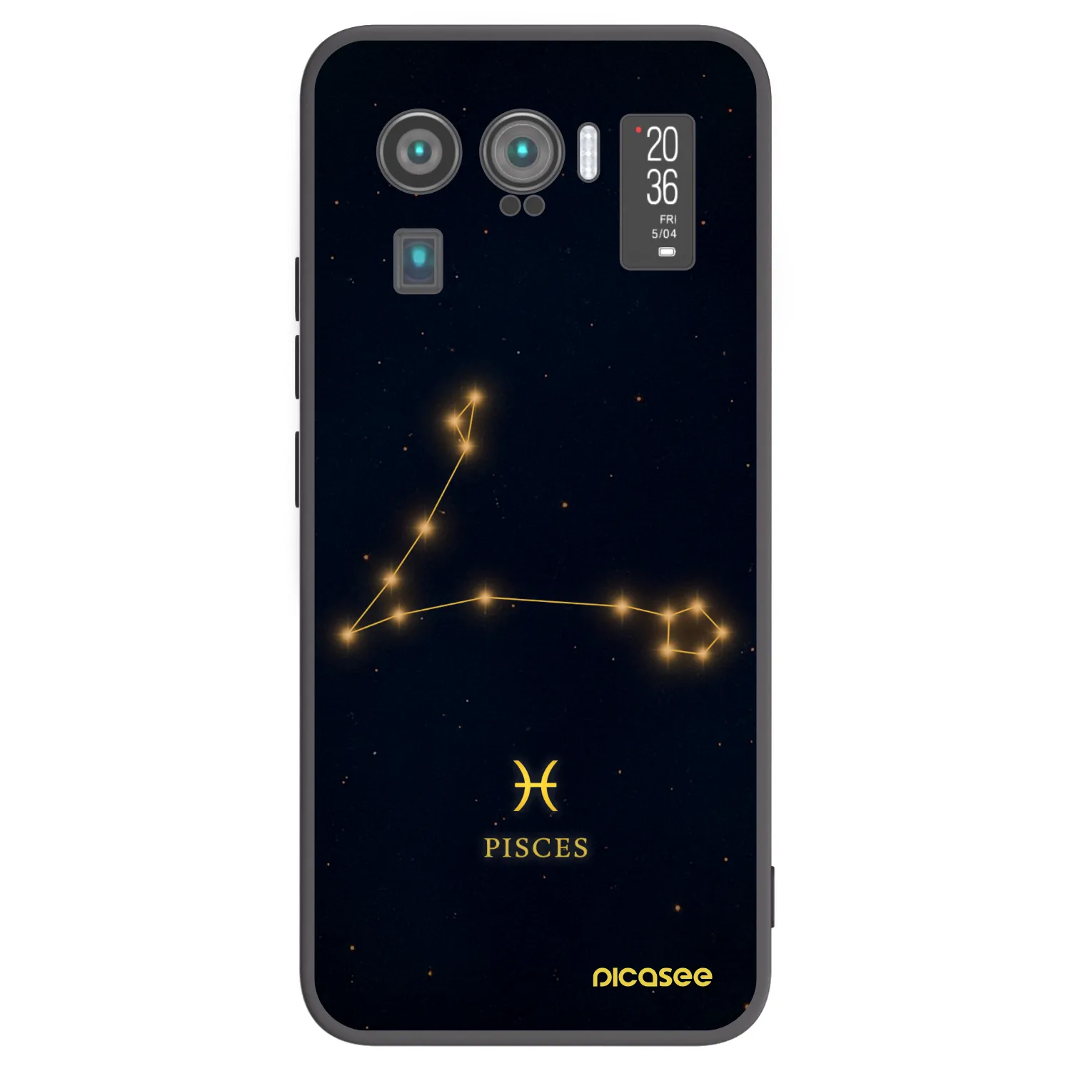 Picasee Xiaomi Mi 11 Ultra Hülle - Schwarzes Silikon - PISCES