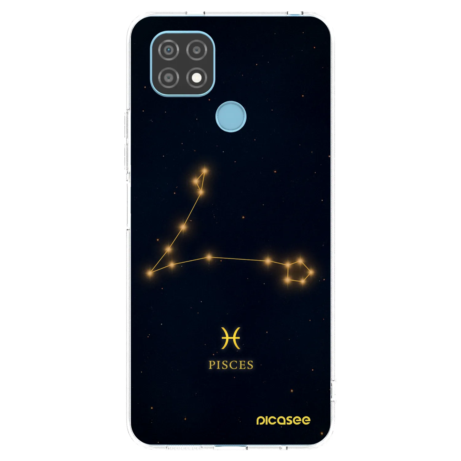 Picasee Realme C21 Hülle - Transparentes Silikon - PISCES