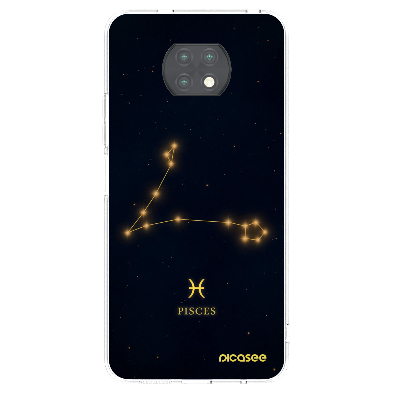 Picasee Xiaomi Redmi Note 9T Hülle - Transparentes Silikon - PISCES