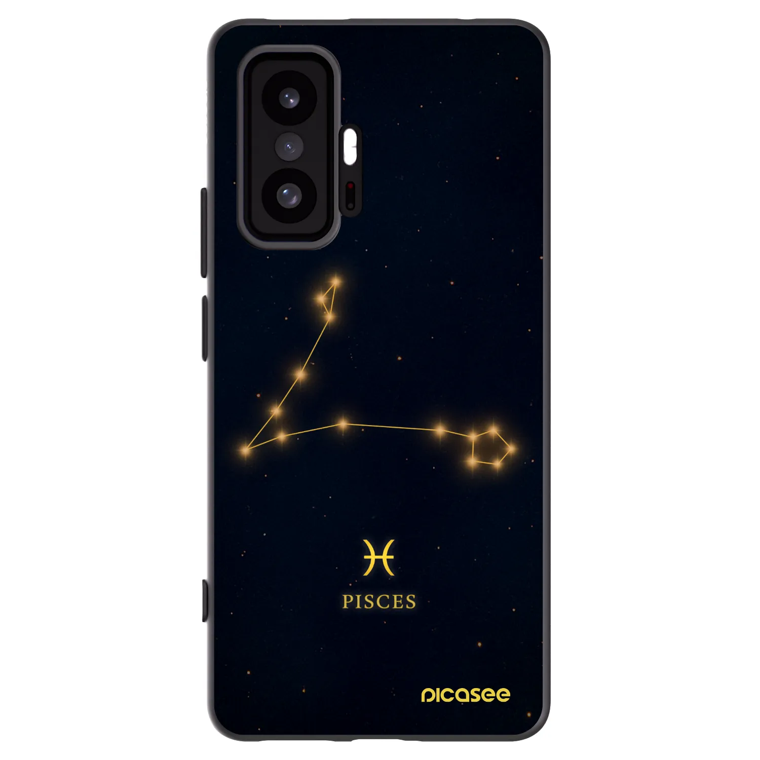 Picasee Xiaomi 11T Hülle - Schwarzes Silikon - PISCES
