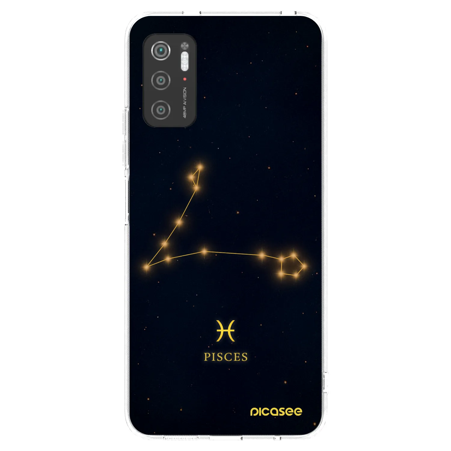 Picasee Xiaomi Poco M3 Pro 5G Hülle - Transparentes Silikon - PISCES