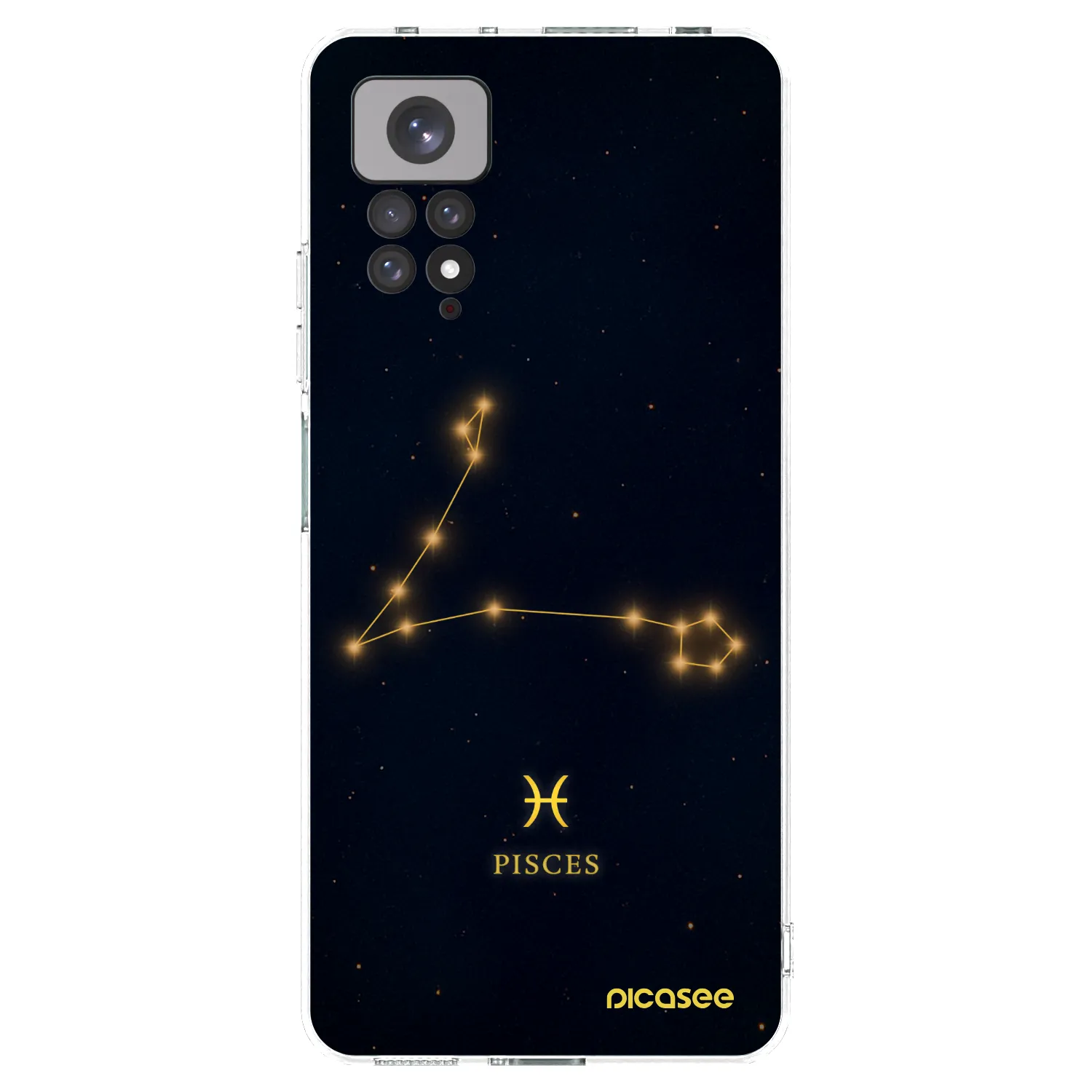 Picasee Xiaomi Redmi Note 11S 4G Hülle - Transparentes Silikon - PISCES