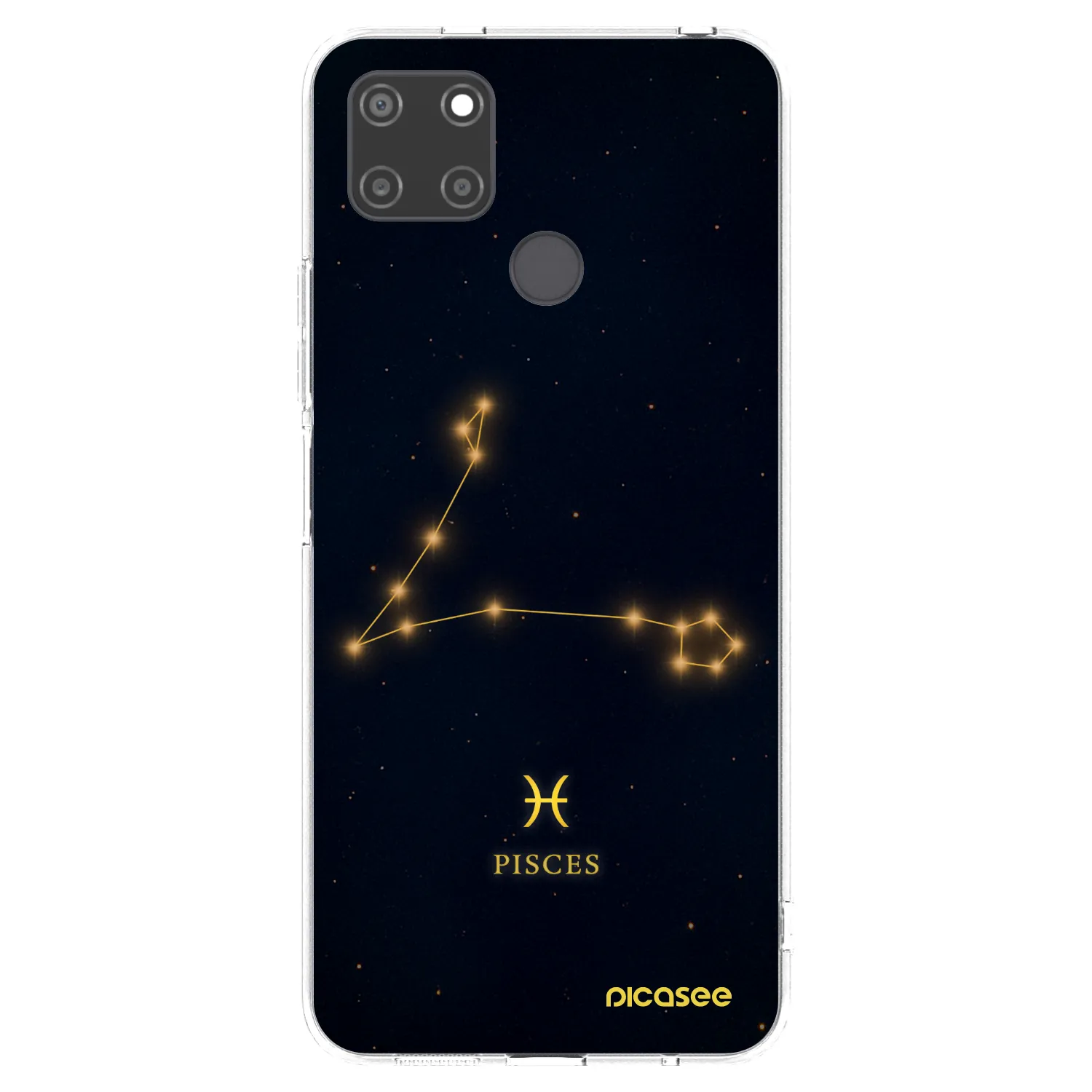 Picasee Realme C21Y Hülle - Transparentes Silikon - PISCES