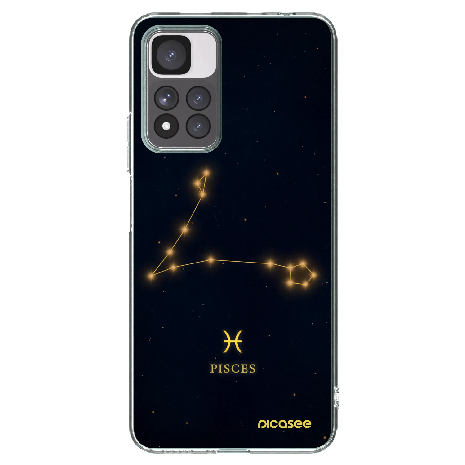Picasee Xiaomi Redmi Note 11 Pro+ 5G Hülle - Transparentes Silikon - PISCES