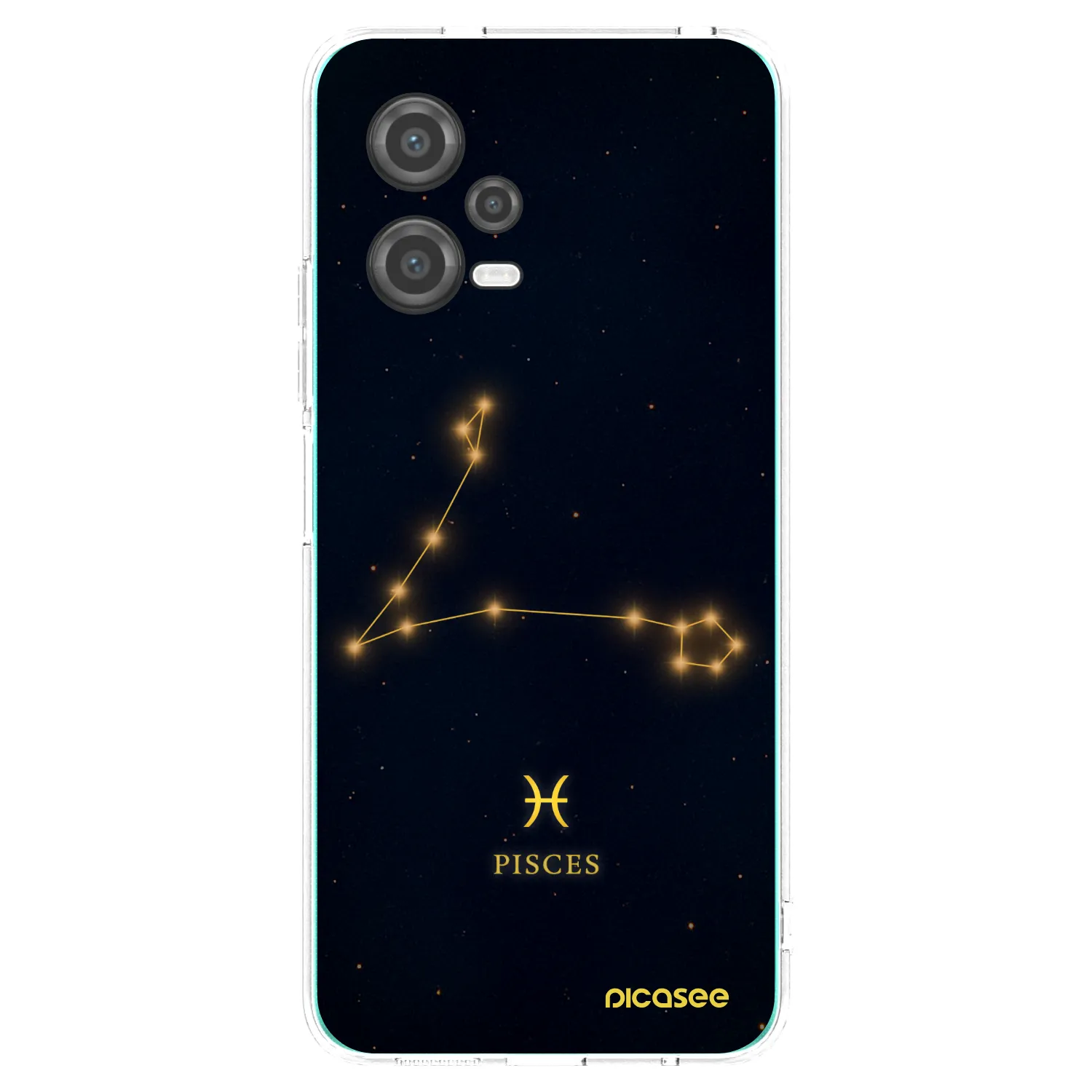 Picasee Xiaomi Poco X5 Hülle - Transparentes Silikon - PISCES