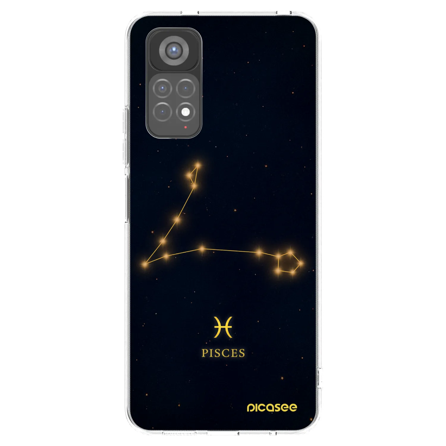 Picasee Xiaomi Redmi Note 11S 5G Hülle - Transparentes Silikon - PISCES