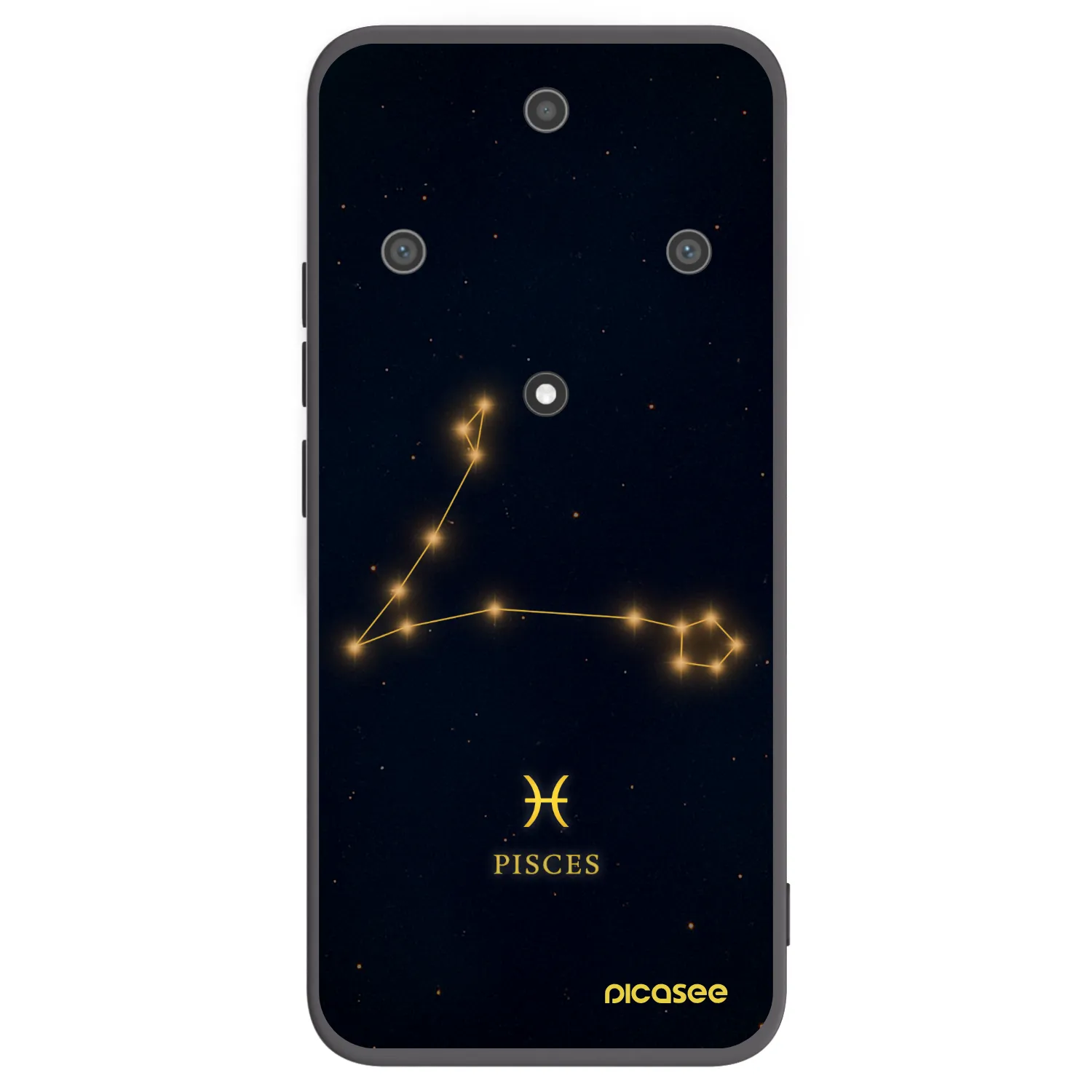 Picasee Honor Magic5 Lite 5G Hülle - Schwarzes Silikon - PISCES