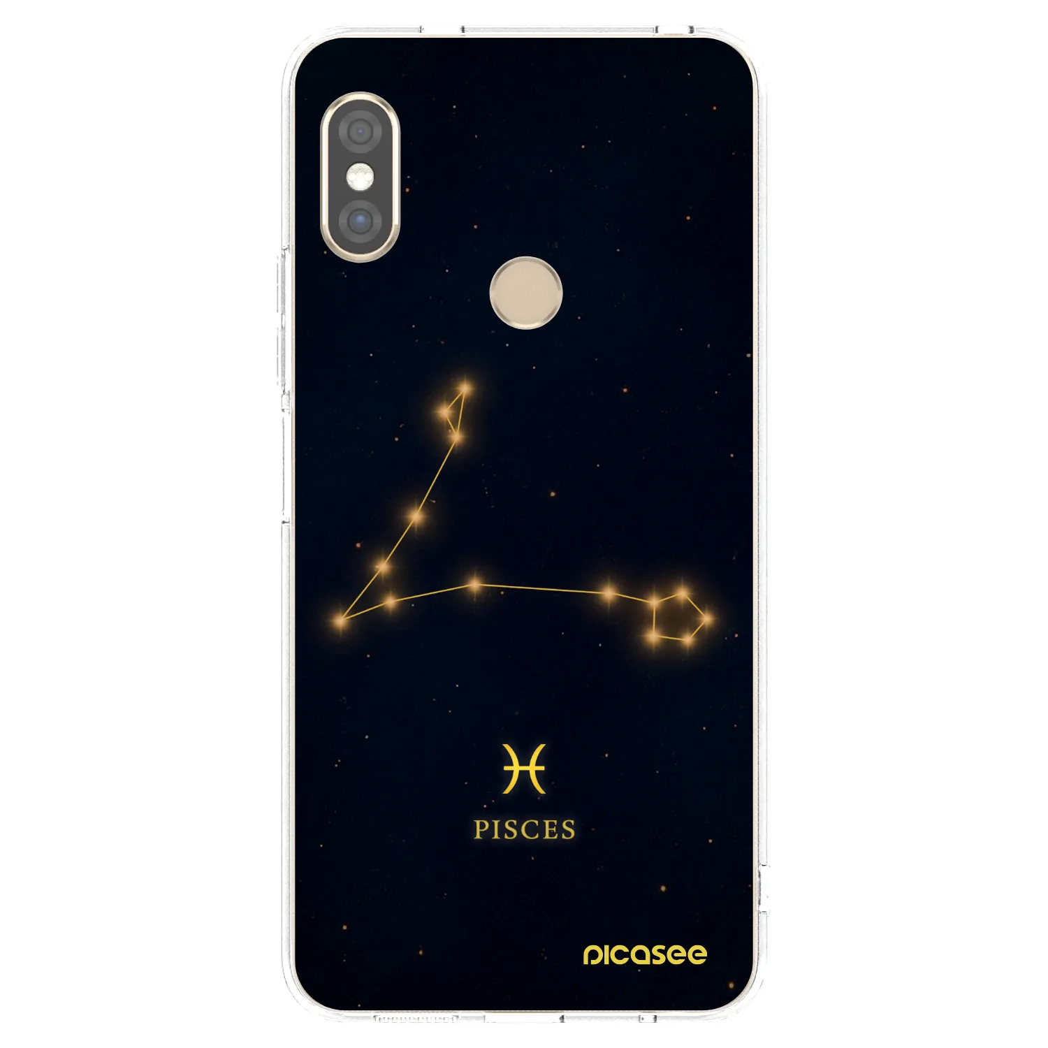 Picasee Xiaomi Redmi Note 5 Global Hülle - Transparentes Silikon - PISCES