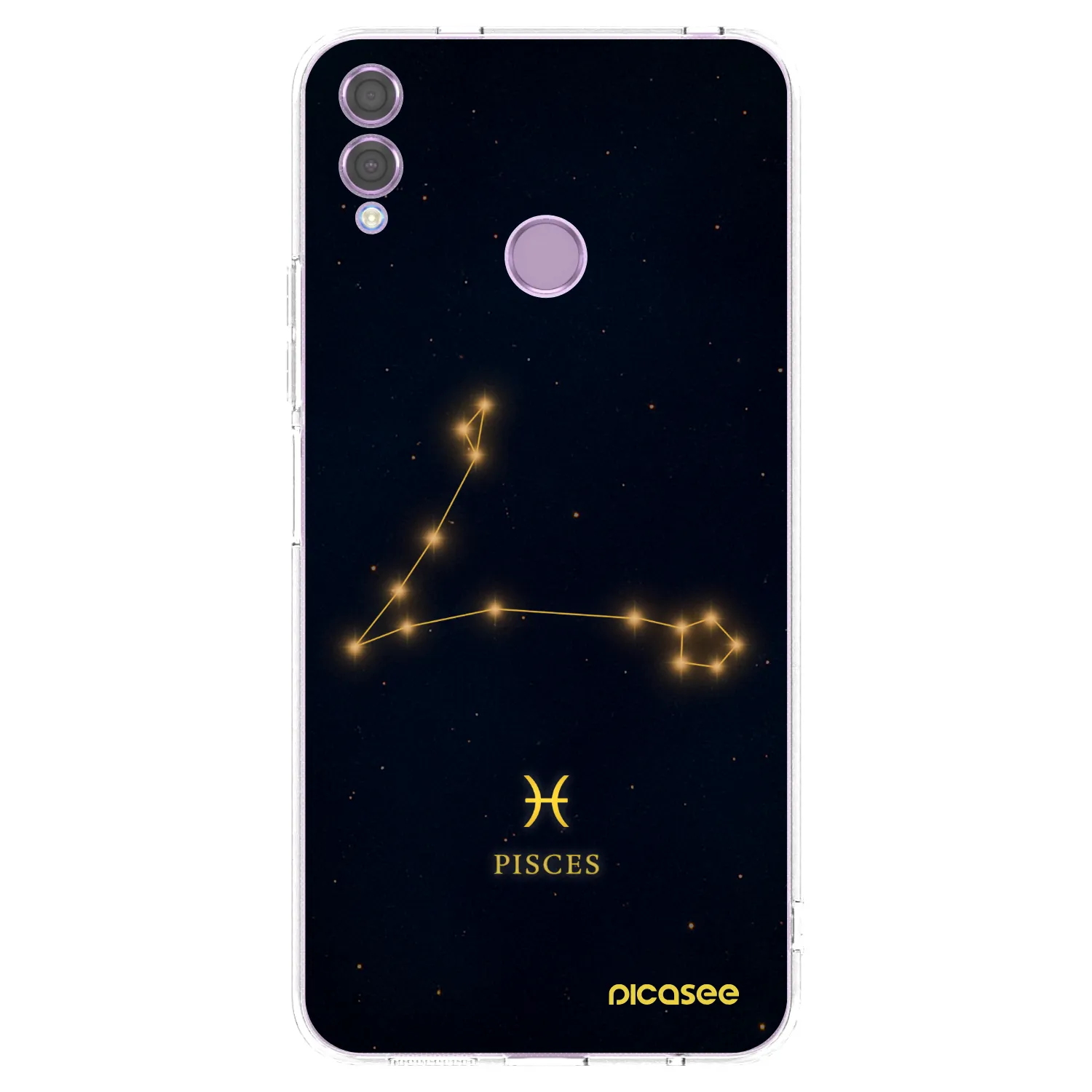 Picasee Honor 8X Hülle - Transparentes Silikon - PISCES