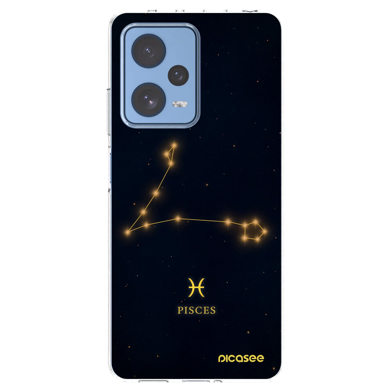 Picasee Xiaomi Redmi Note 12 Pro 5G Hülle - Transparentes Silikon - PISCES