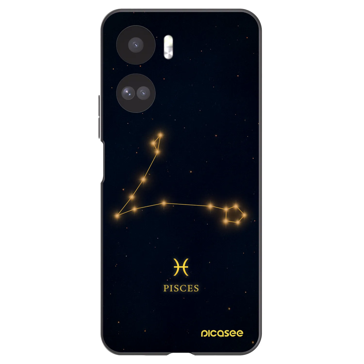 Picasee Honor 90 Lite 5G Hülle - Schwarzes Silikon - PISCES