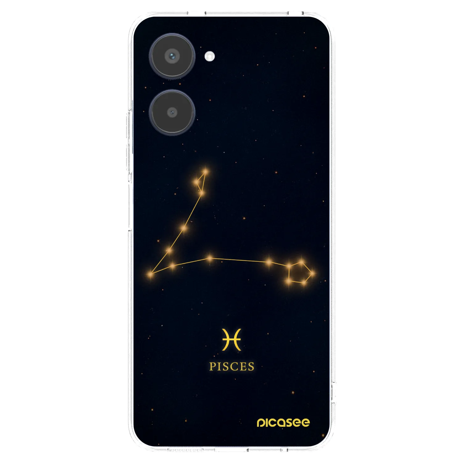 Picasee Realme 10 4G Hülle - Transparentes Silikon - PISCES