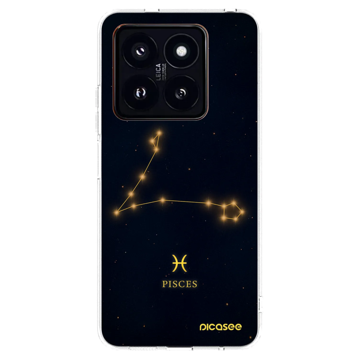 Picasee Xiaomi 14 Pro Hülle - Transparentes Silikon - PISCES