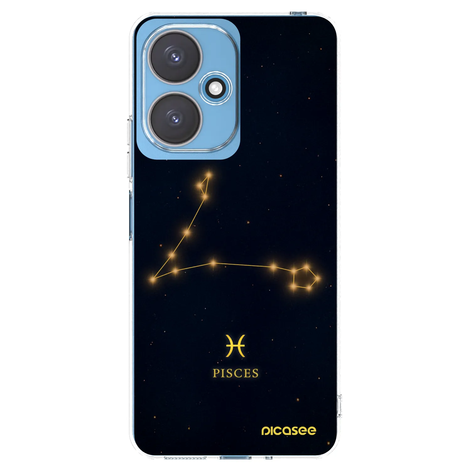 Picasee Xiaomi Redmi 13C 5G Hülle - Transparentes Silikon - PISCES