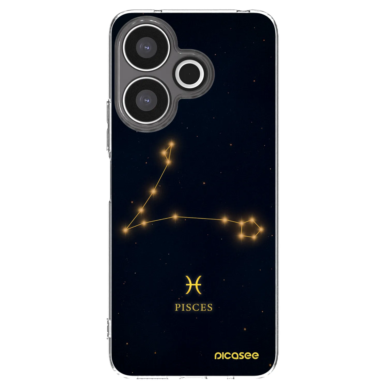 Picasee Xiaomi Redmi 13 4G Hülle - Transparentes Silikon - PISCES