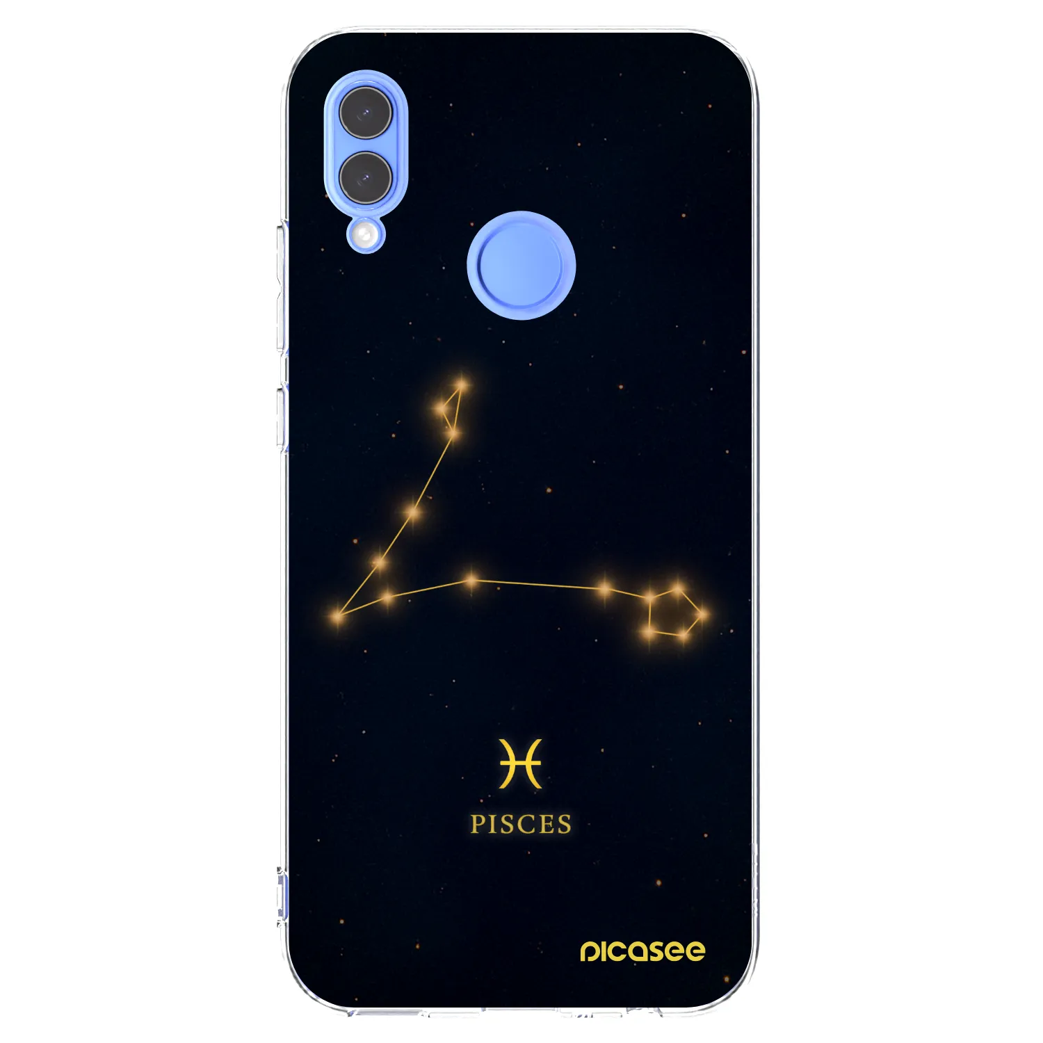 Picasee Huawei P Smart 2019 Hülle - Transparentes Silikon - PISCES