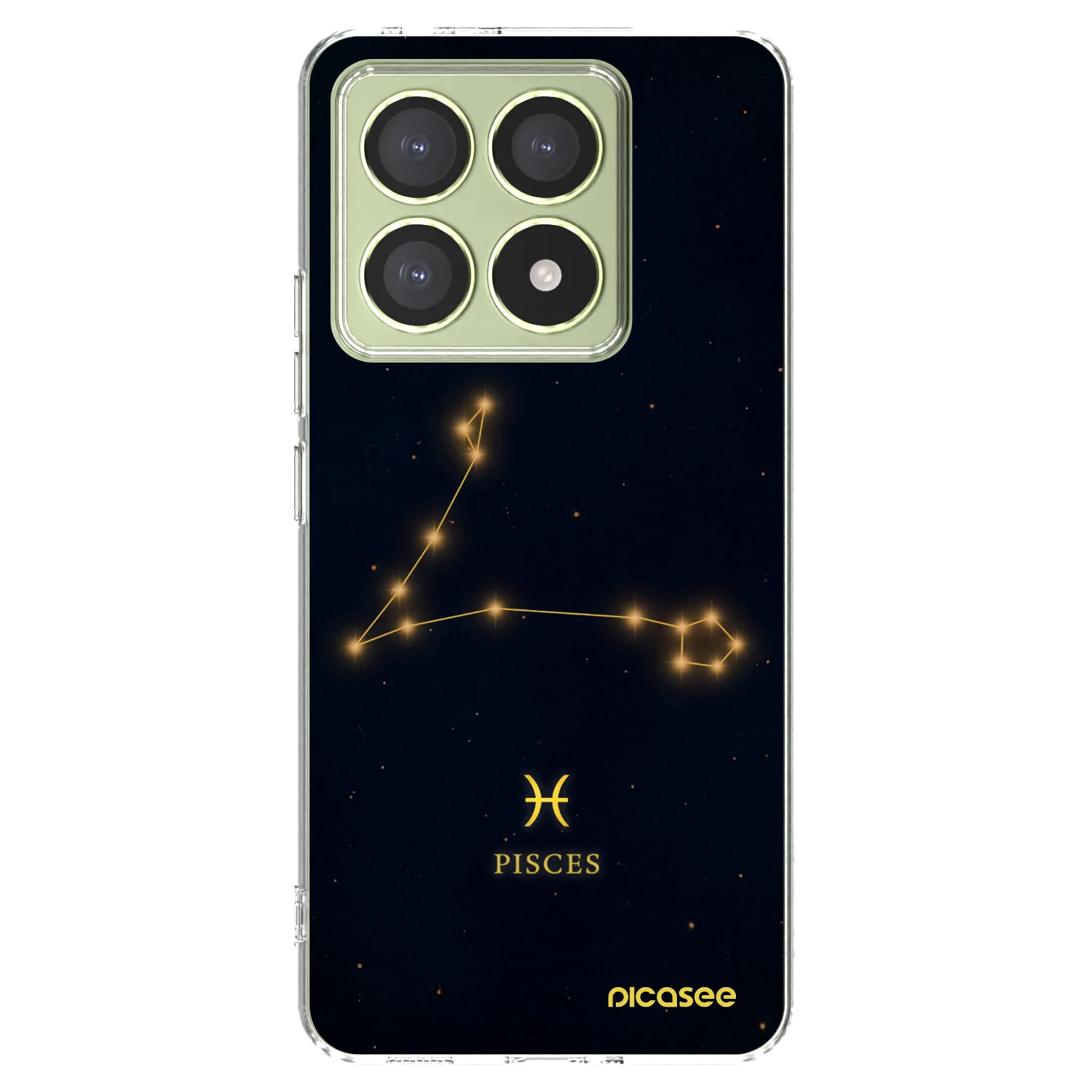 Picasee Xiaomi 14T Hülle - Transparentes Silikon - PISCES