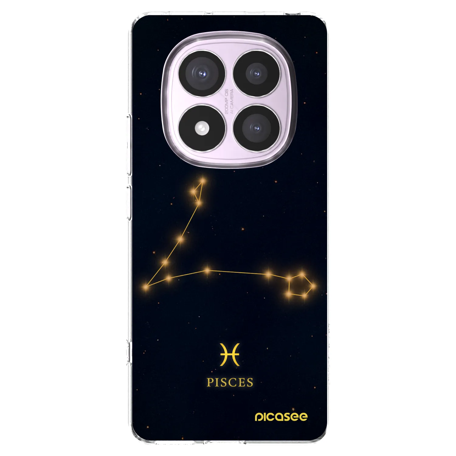 Picasee Xiaomi Redmi Note 14 Pro 5G Hülle - Transparentes Silikon - PISCES