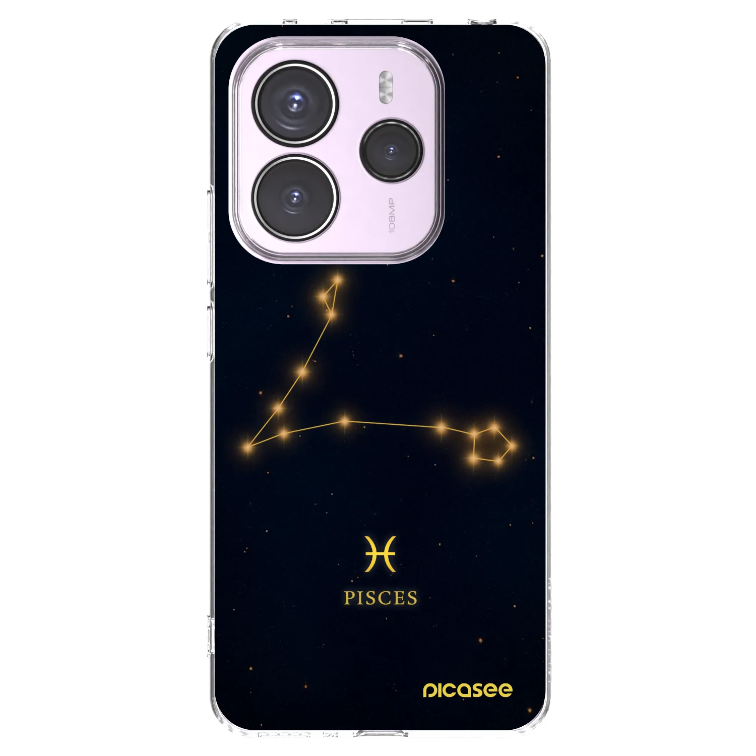 Picasee Xiaomi Redmi Note 14 5G Hülle - Transparentes Silikon - PISCES