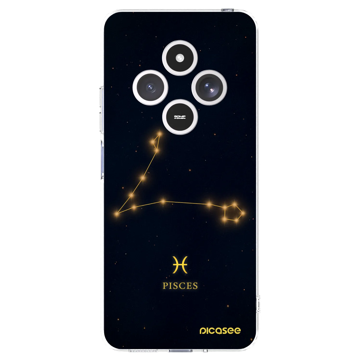 Picasee Xiaomi Redmi 14C Hülle - Transparentes Silikon - PISCES