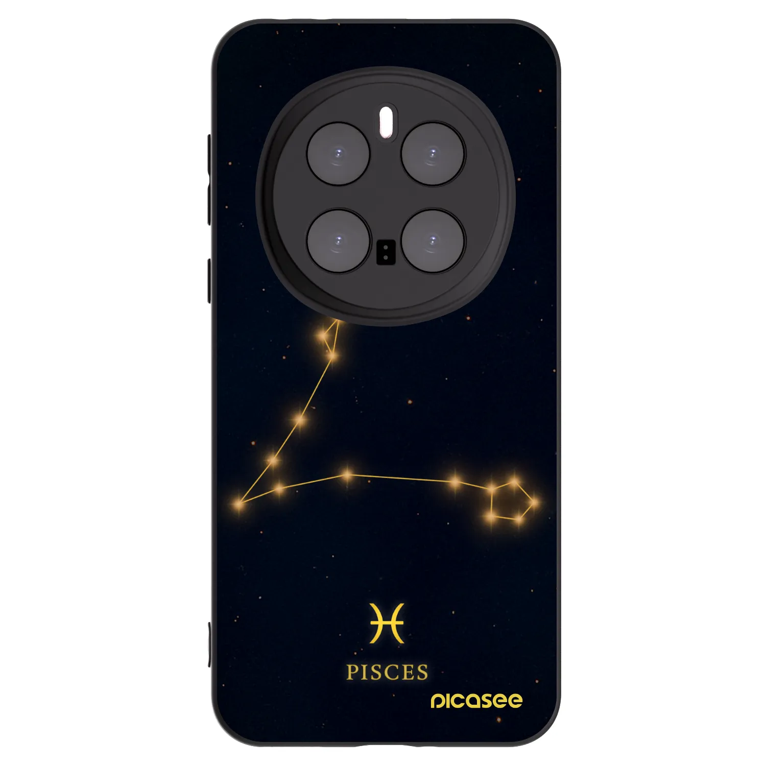 Picasee Honor Magic7 Pro 5G Hülle - Schwarzes Silikon - PISCES
