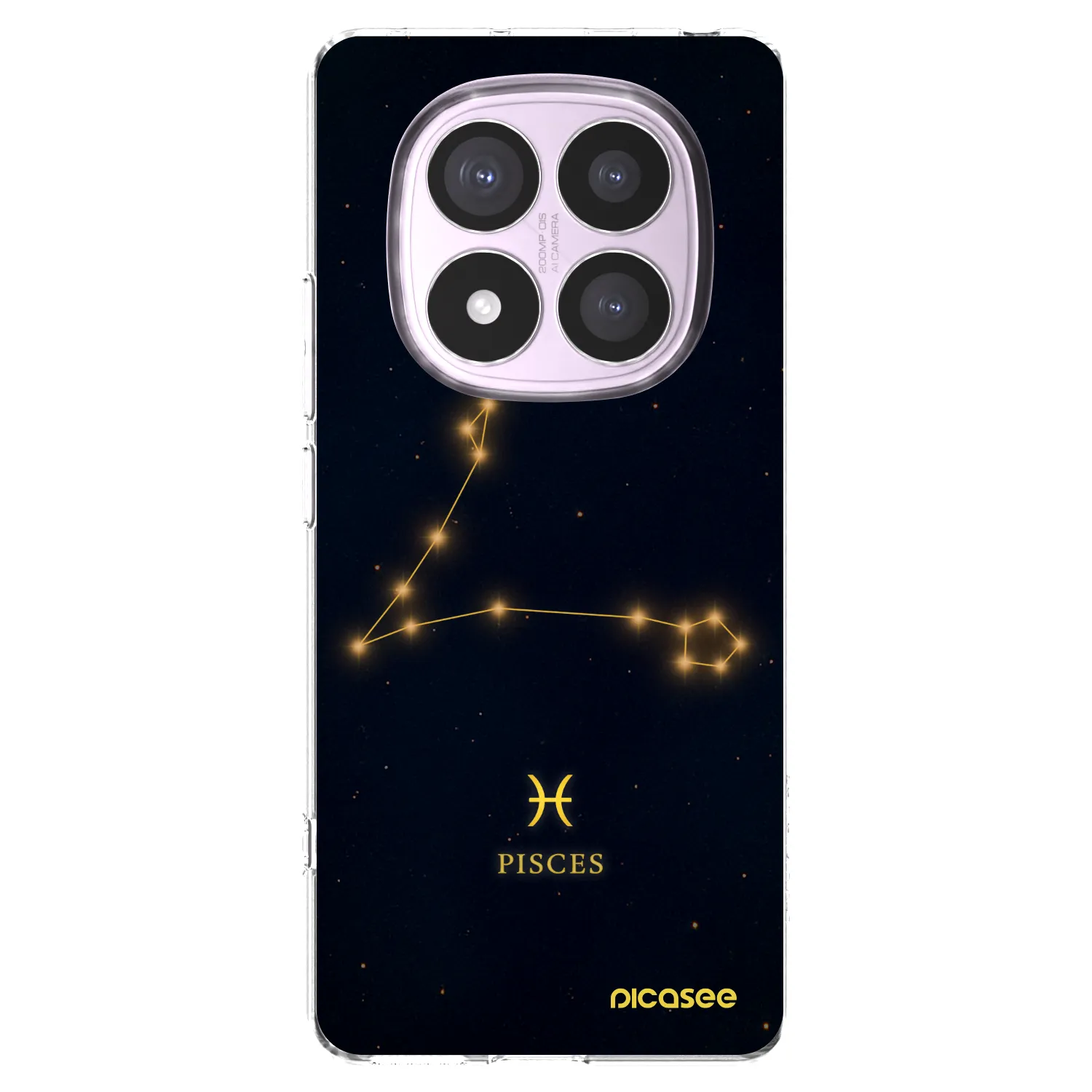 Picasee Xiaomi Redmi Note 14 Pro 4G Hülle - Transparentes Silikon - PISCES