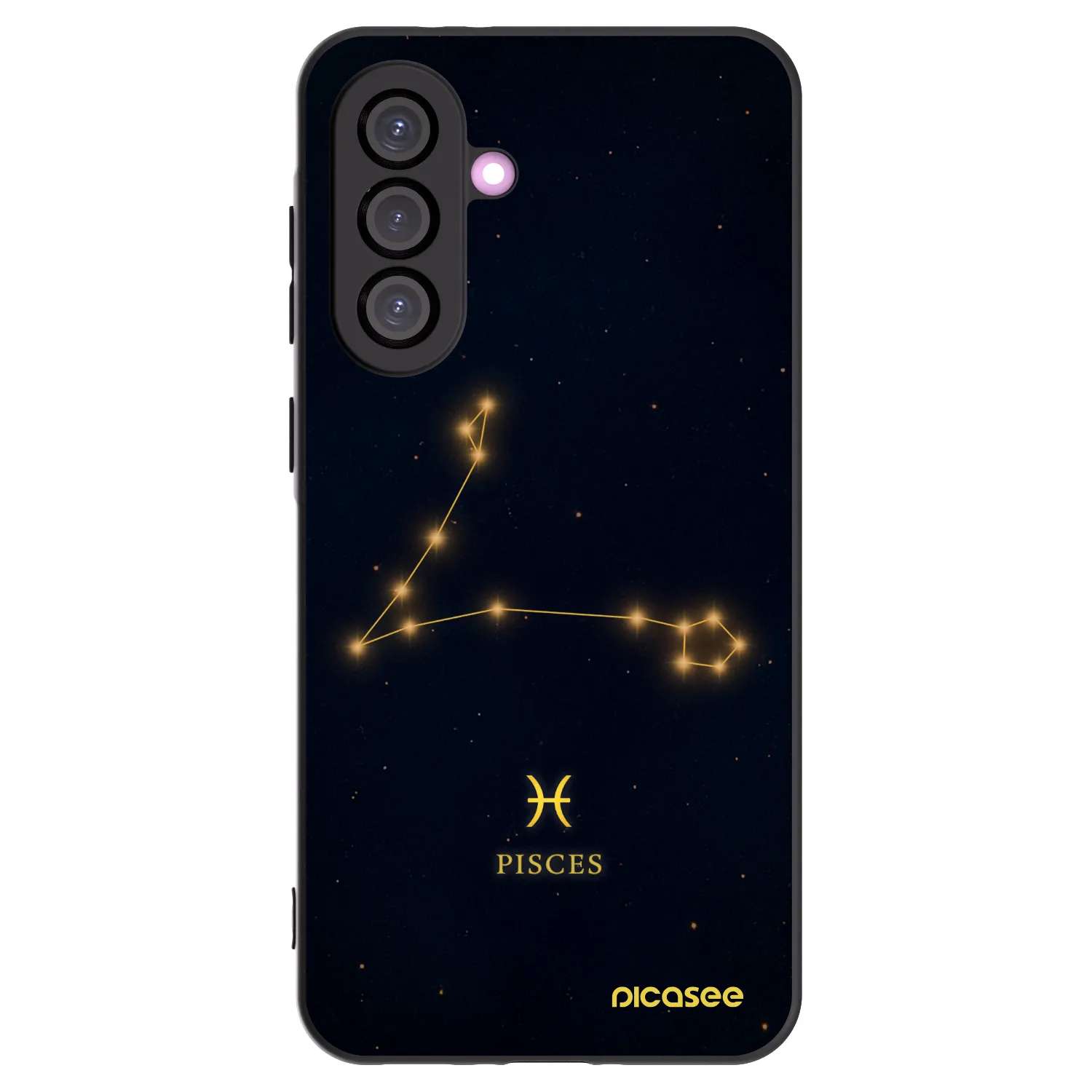 Picasee Samsung Galaxy A56 5G A566B Hülle - Schwarzes Silikon - PISCES