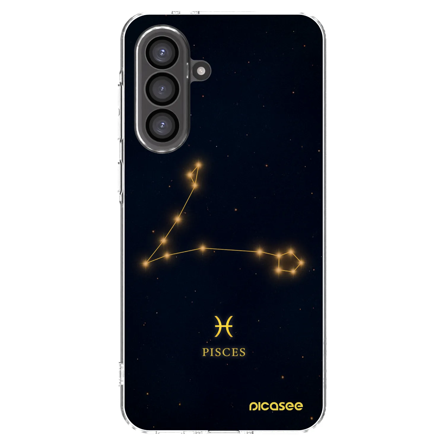 Picasee Samsung Galaxy A56 5G A566B Hülle - Transparentes Silikon - PISCES