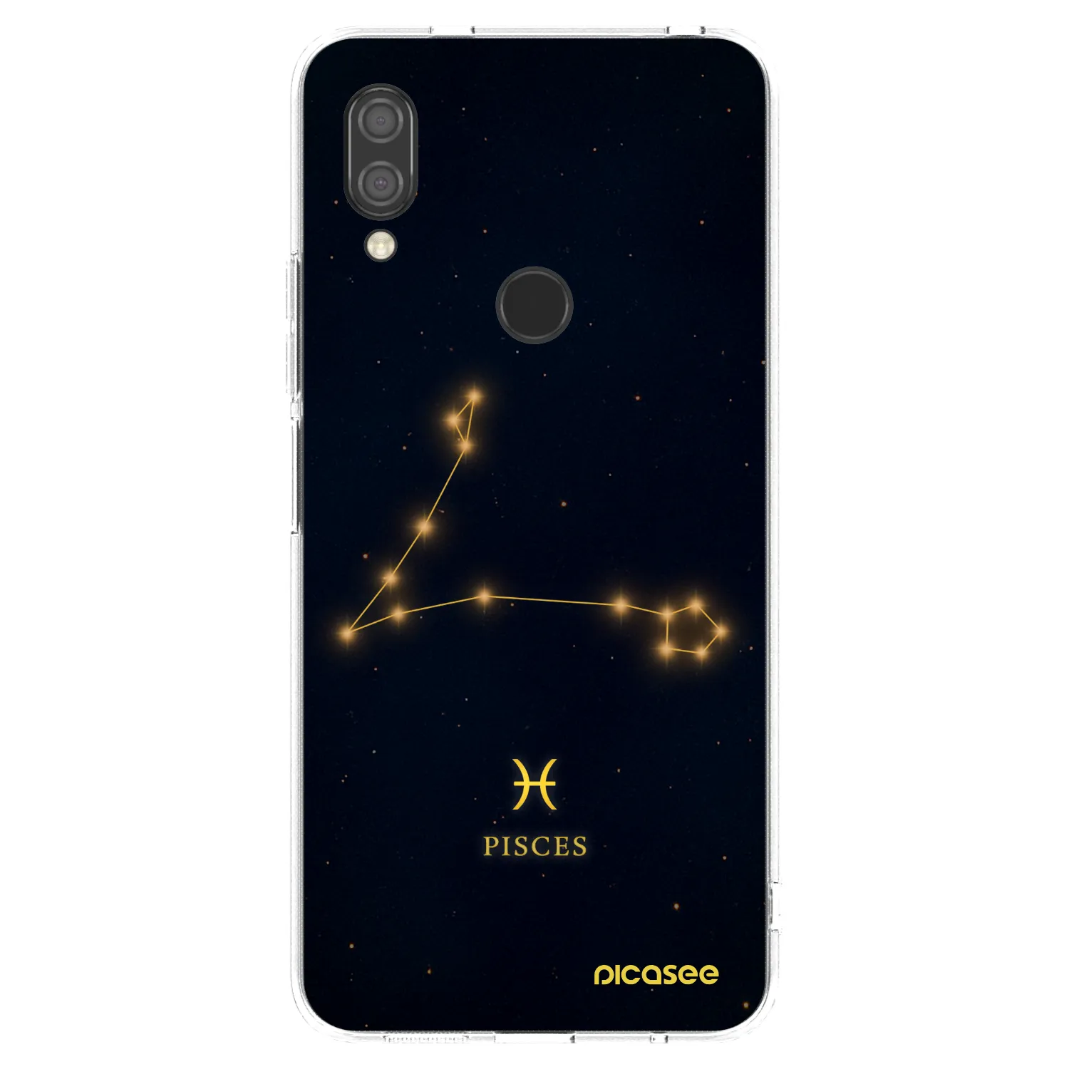 Picasee Xiaomi Redmi 7 Hülle - Transparentes Silikon - PISCES