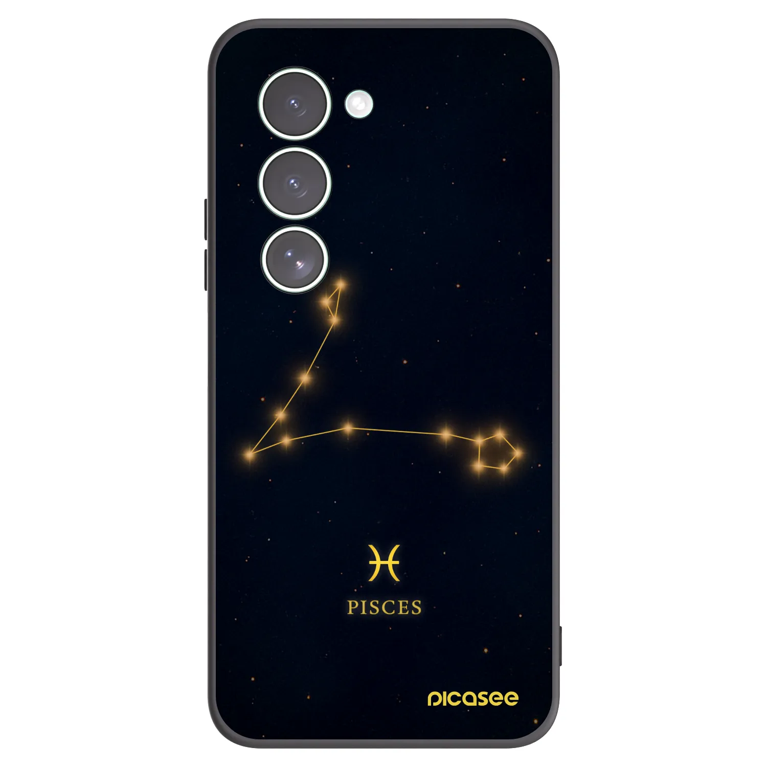Picasee Xiaomi Redmi 15 5G Hülle - Schwarzes Silikon - PISCES