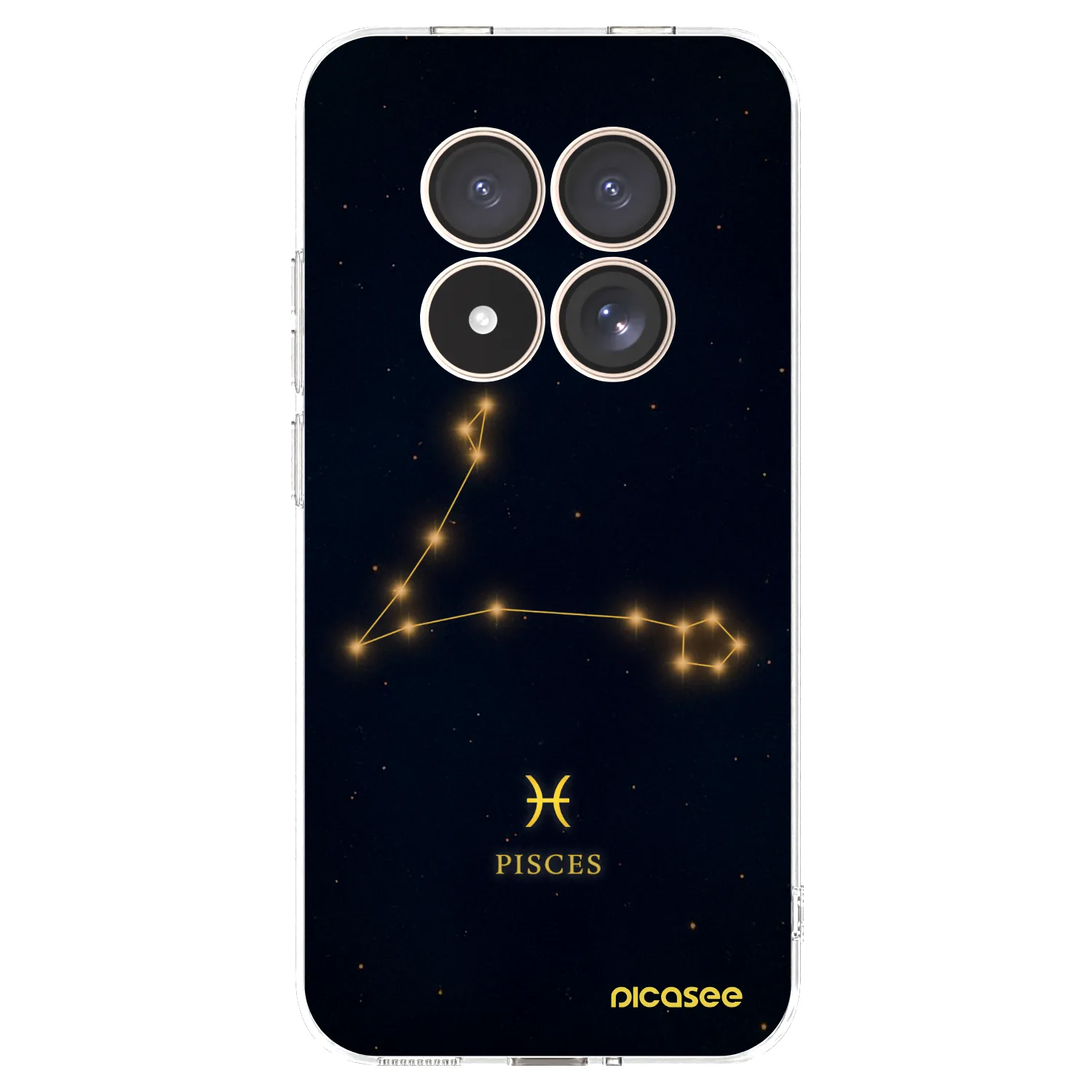 Picasee Xiaomi Redmi Note 15 Pro 4G Hülle - Transparentes Silikon - PISCES