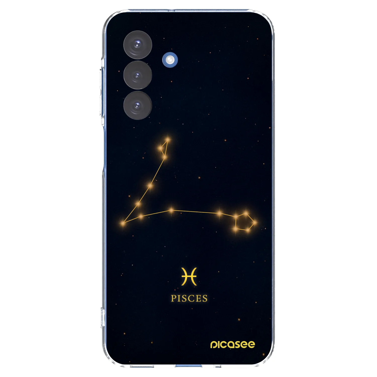 Picasee Samsung Galaxy A17 5G Hülle - Transparentes Silikon - PISCES