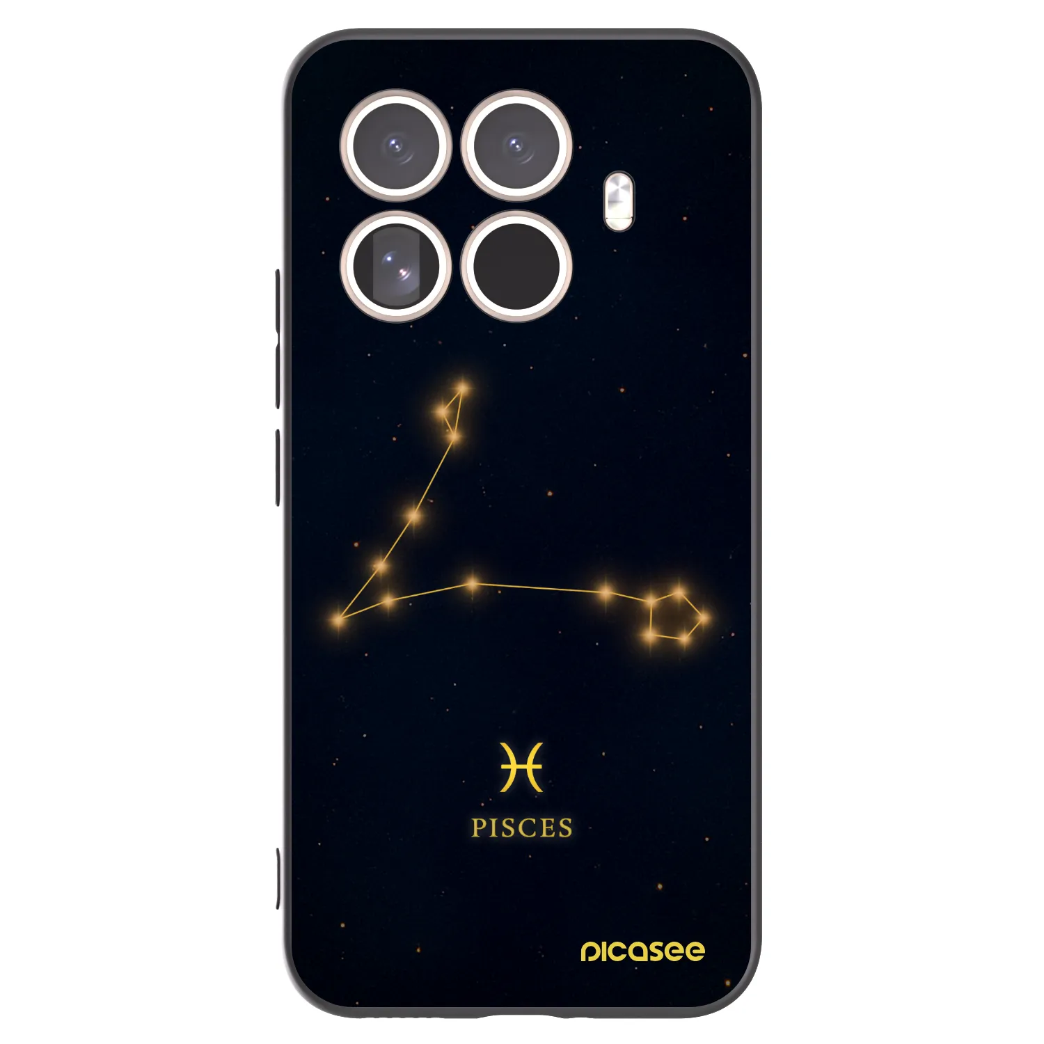 Picasee Xiaomi 15T Pro Hülle - Schwarzes Silikon - PISCES