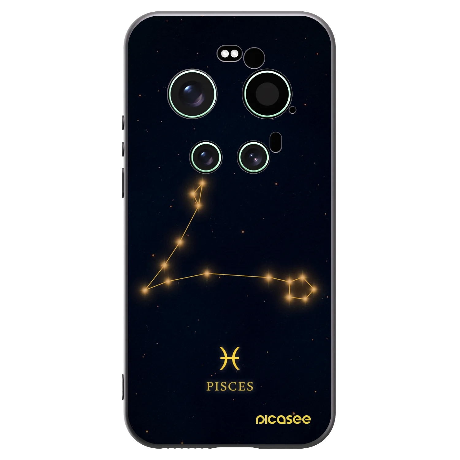 Picasee Xiaomi 17 Ultra Hülle - Schwarzes Silikon - PISCES