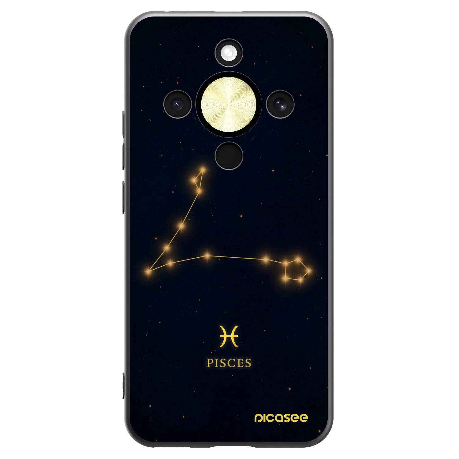 Picasee Honor Magic8 Lite 5G Hülle - Schwarzes Silikon - PISCES