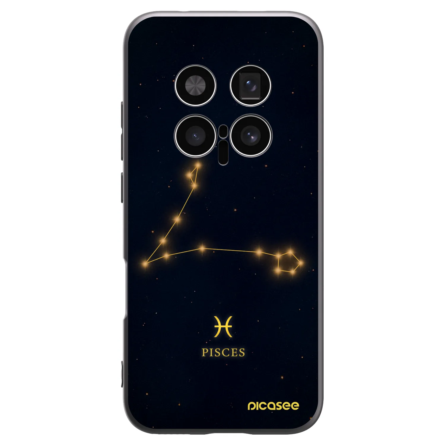 Picasee Honor Magic8 Pro 5G Hülle - Schwarzes Silikon - PISCES