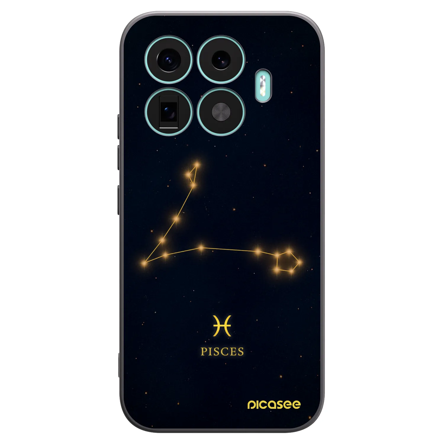 Picasee Xiaomi 17T Hülle - Schwarzes Silikon - PISCES