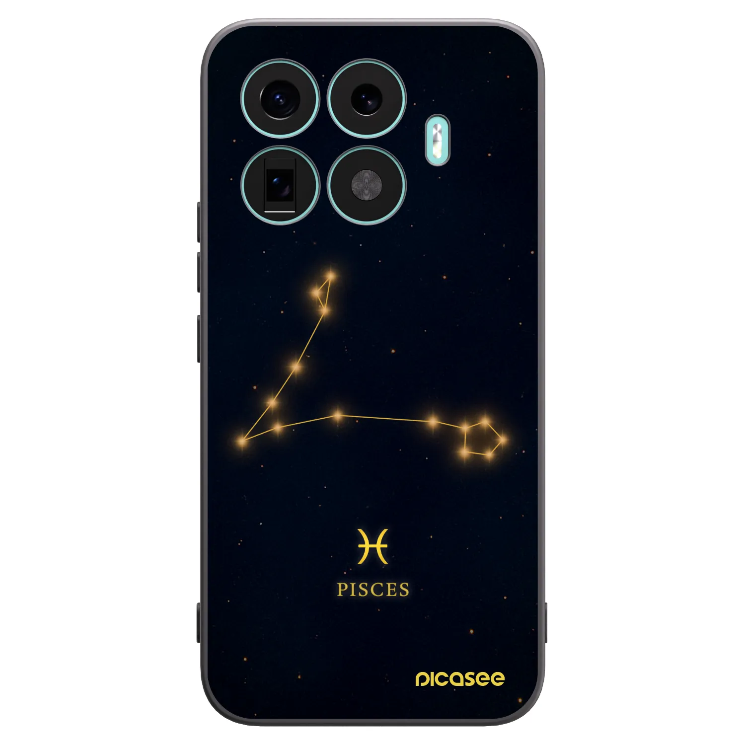 Picasee Xiaomi 17T Pro Hülle - Schwarzes Silikon - PISCES