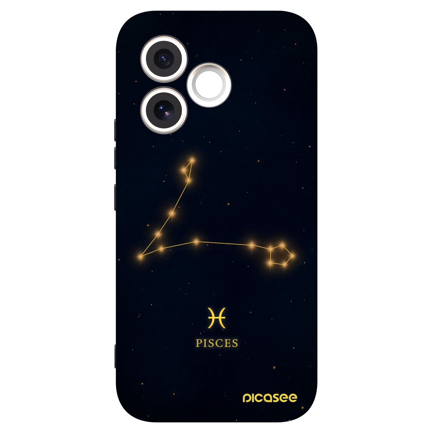 Picasee Honor 600 Lite Hülle - Schwarzes Silikon - PISCES