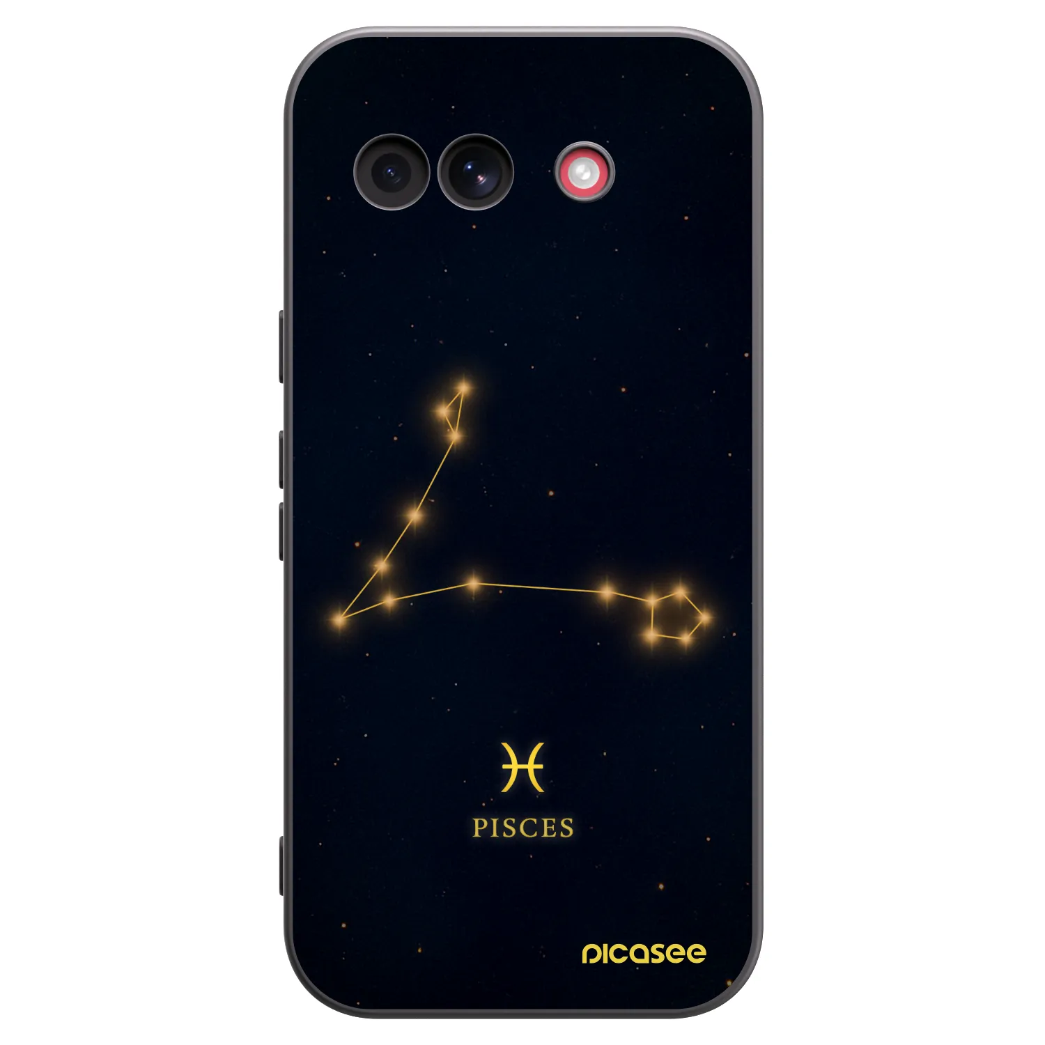 Picasee Google Pixel 10a Hülle - Schwarzes Silikon - PISCES