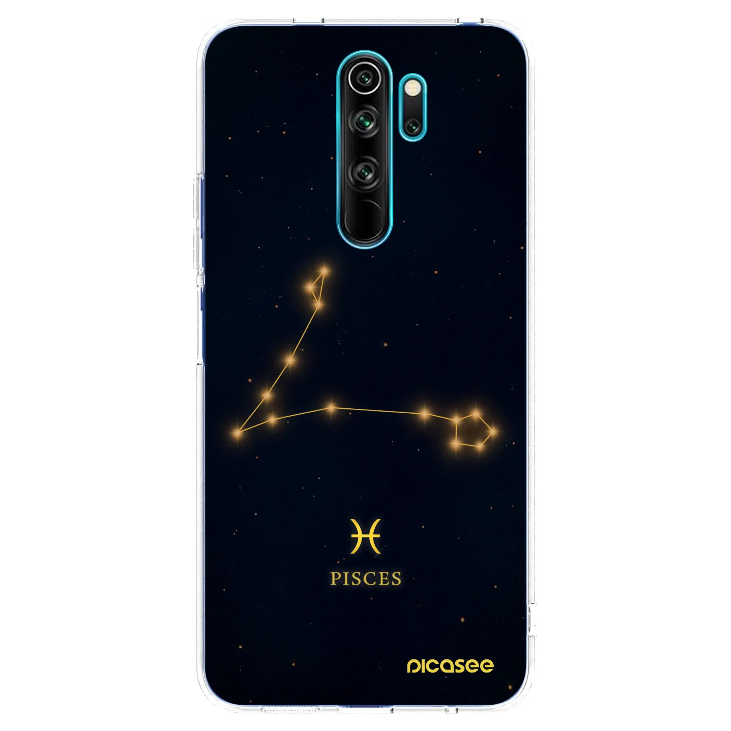 Picasee Xiaomi Redmi Note 8 Pro Hülle - Transparentes Silikon - PISCES