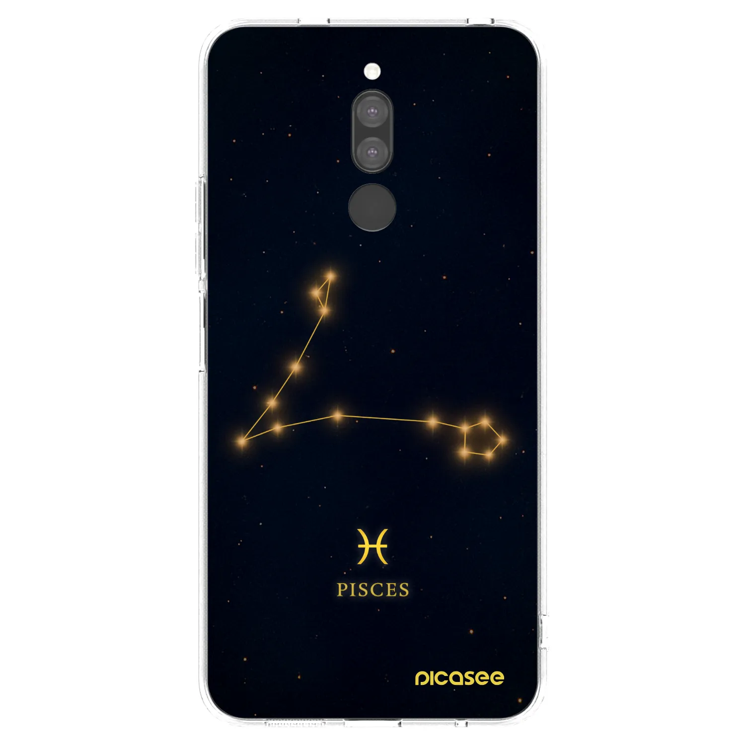 Picasee Xiaomi Redmi 8 Hülle - Transparentes Silikon - PISCES