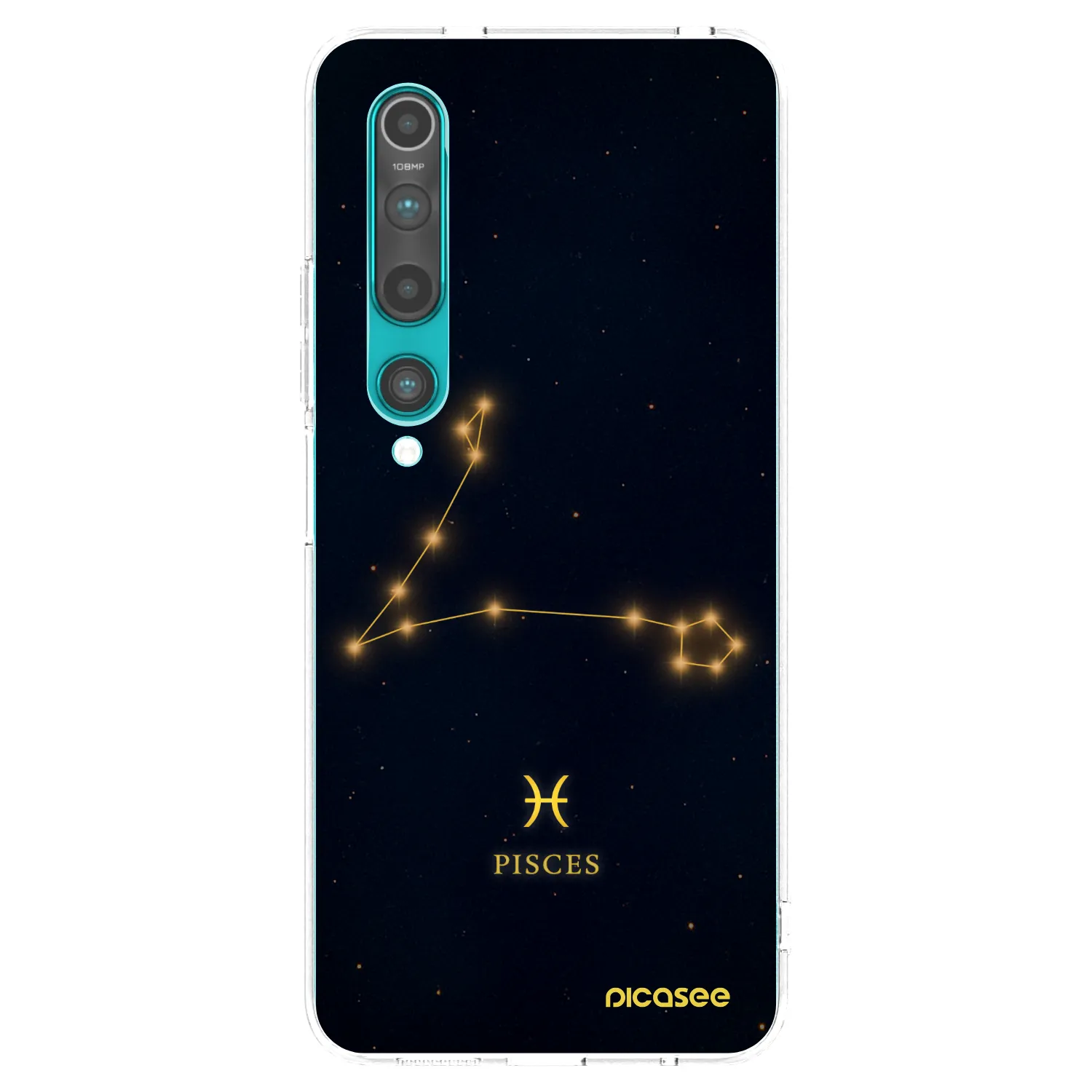 Picasee Xiaomi Mi 10 Hülle - Transparentes Silikon - PISCES