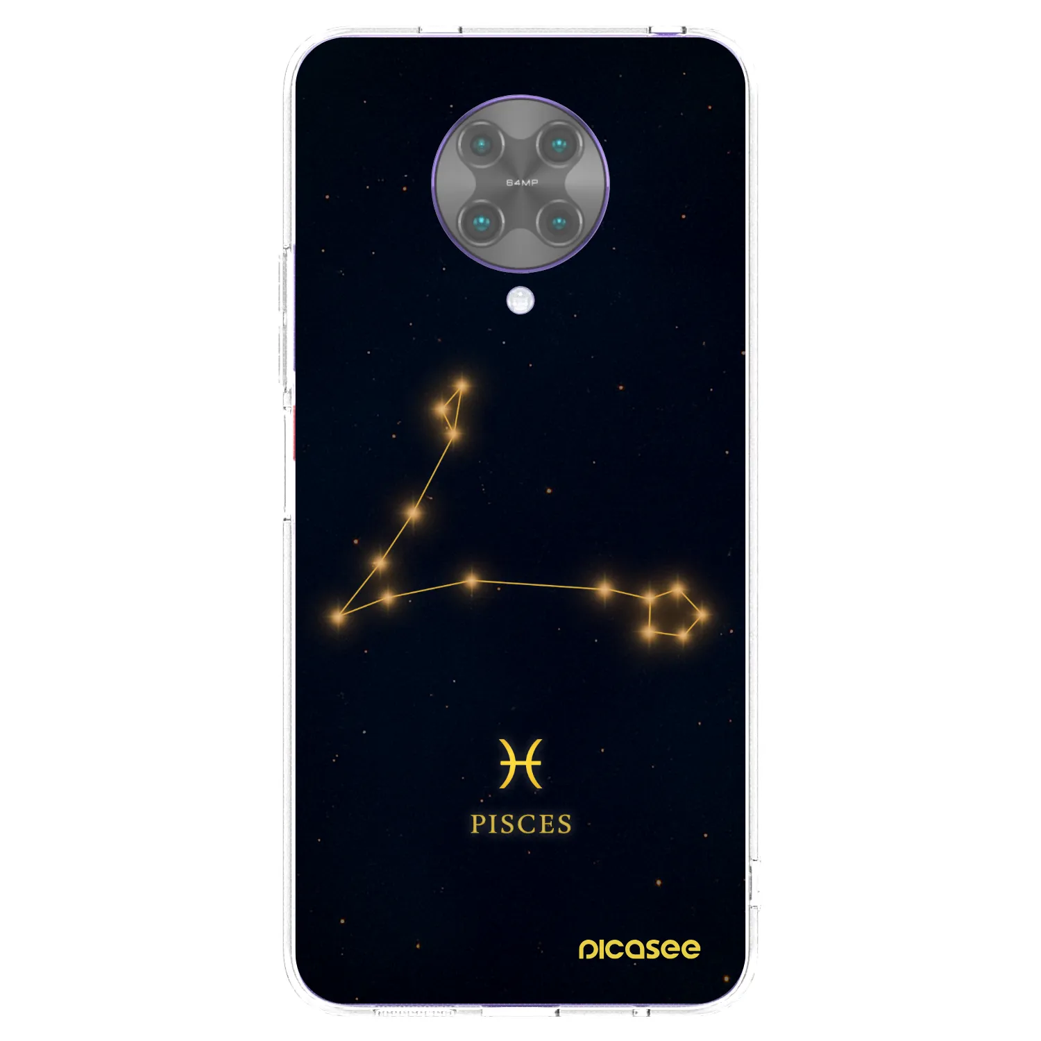 Picasee Xiaomi Poco F2 Pro Hülle - Transparentes Silikon - PISCES