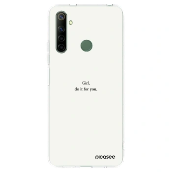 Picasee Realme 6i Hülle - Transparentes Silikon - Girl, do it for you