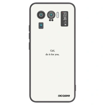 Picasee Xiaomi Mi 11 Ultra Hülle - Schwarzes Silikon - Girl, do it for you